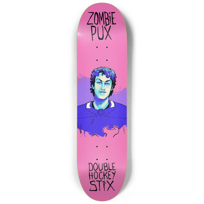 DHS X ZOMBIE PUX LUKE HUGHES GLOW IN THE DARK SKATE DECK