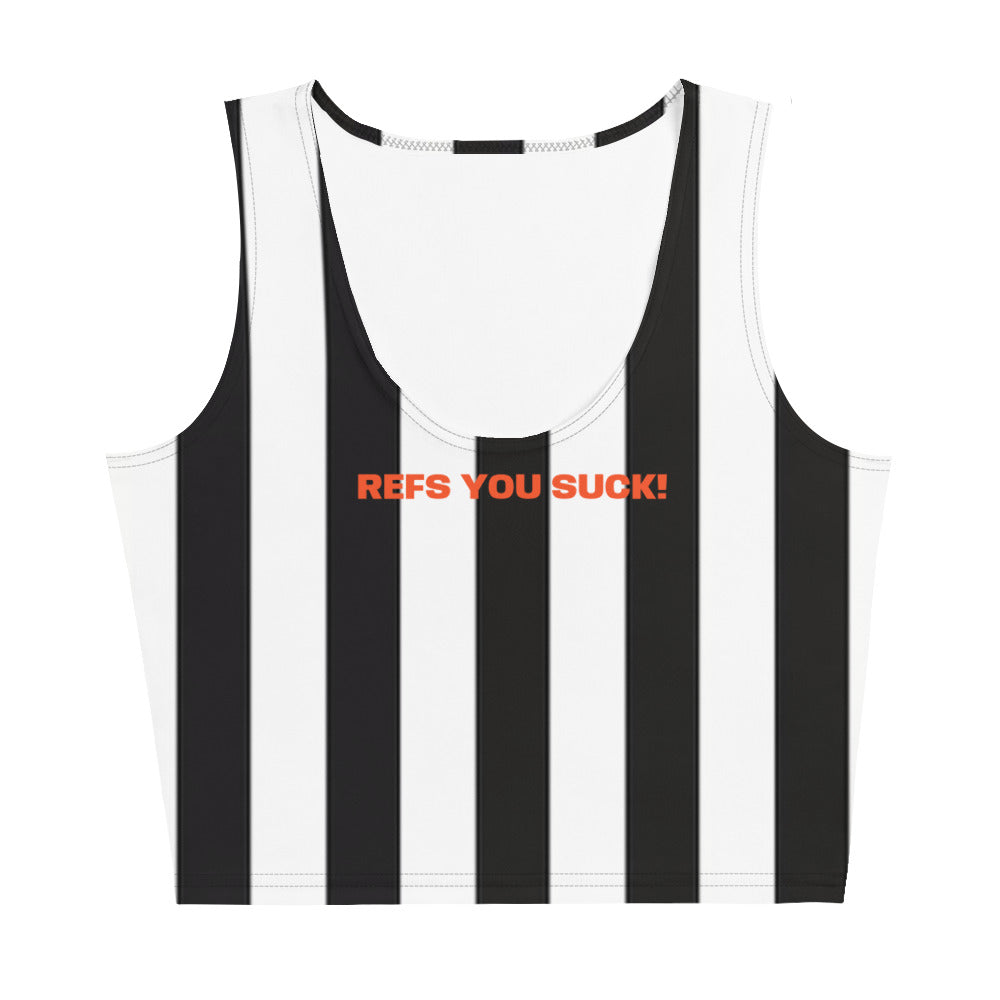 REFS YOU SUCK CROP TOP TANK