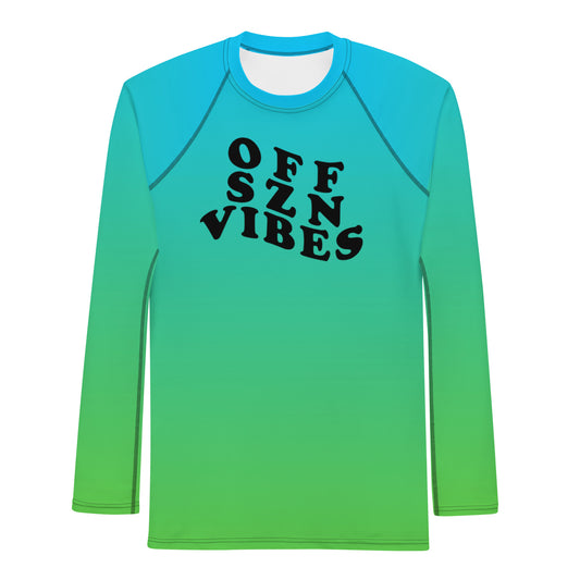 OFF SZN VIBES RASHGUARD (GREEN)