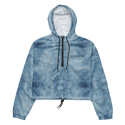 HOCKEY BABY ICY CROPPED WINDBREAKER