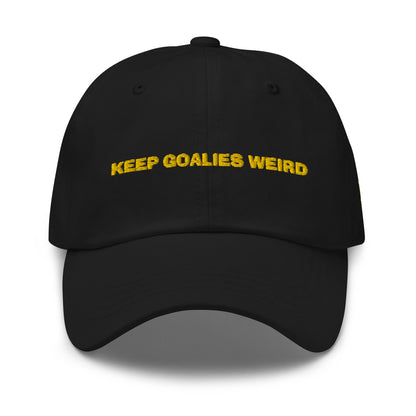 KEEP GOALIES WEIRD DAD HAT