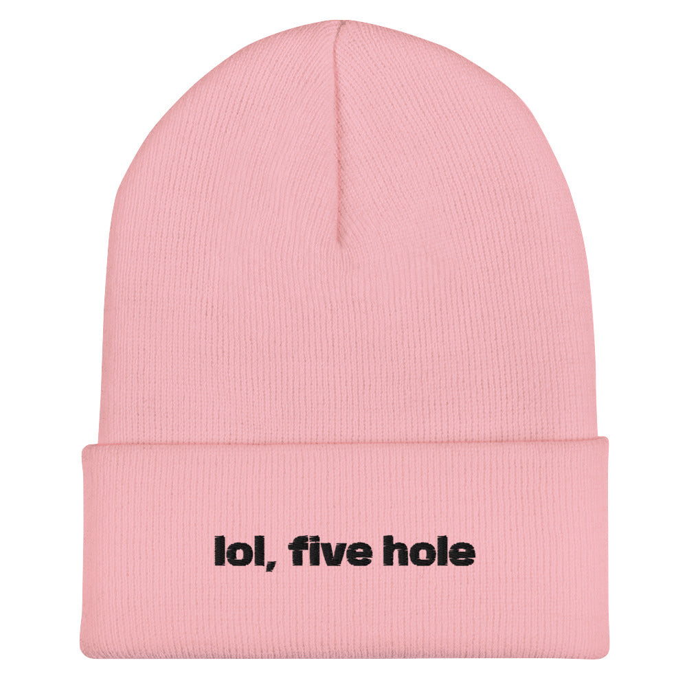 5 HOLE BEANIE