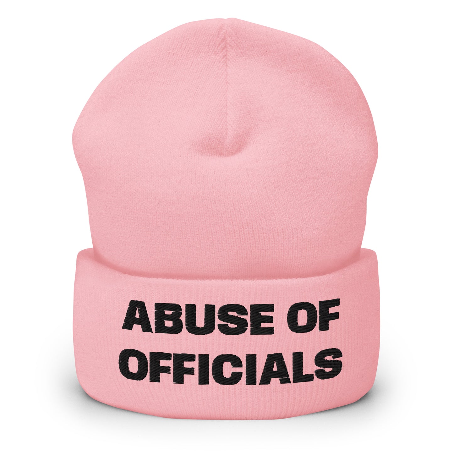 ABUSE OF OFFICIALS PENALTY BEANIE