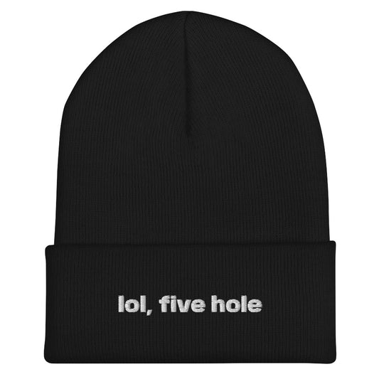 5 HOLE BEANIE