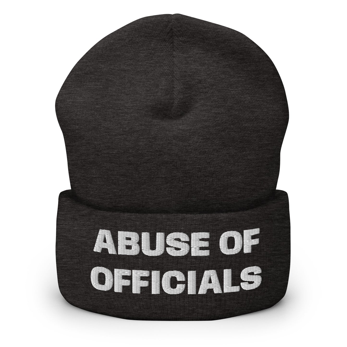 ABUSE OF OFFICIALS PENALTY BEANIE