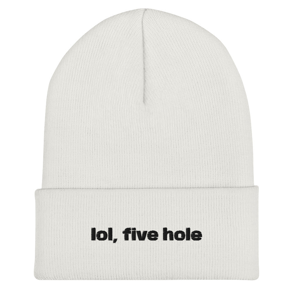 5 HOLE BEANIE