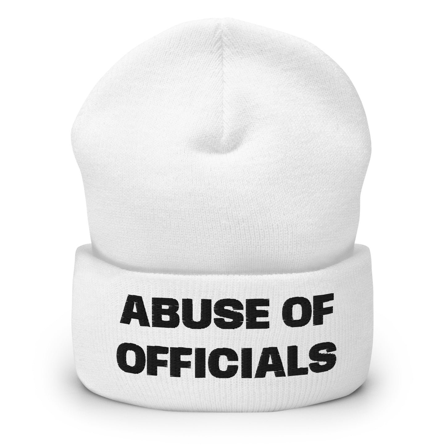 ABUSE OF OFFICIALS PENALTY BEANIE