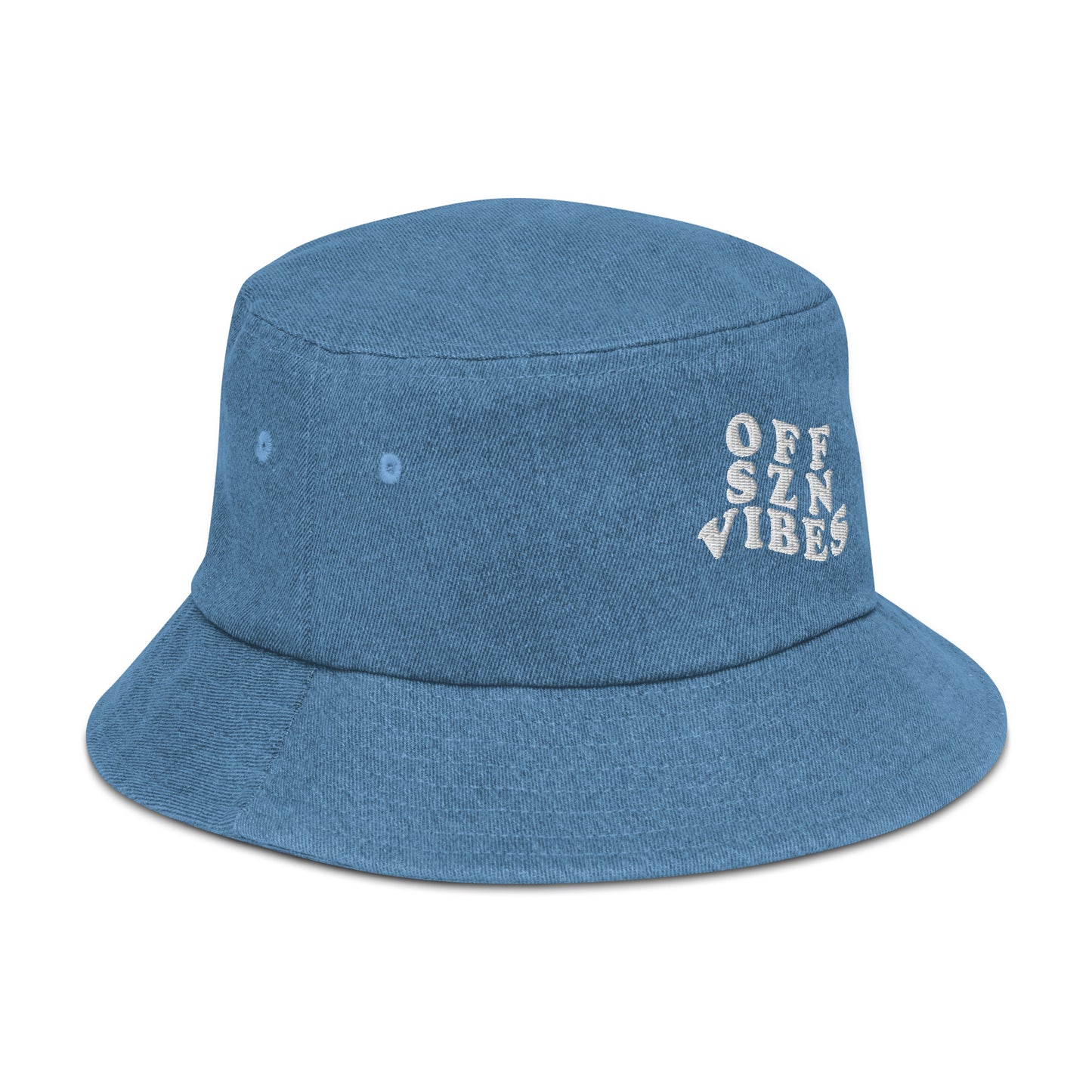 OFF SZN VIBES DENIM BUCKET HAT