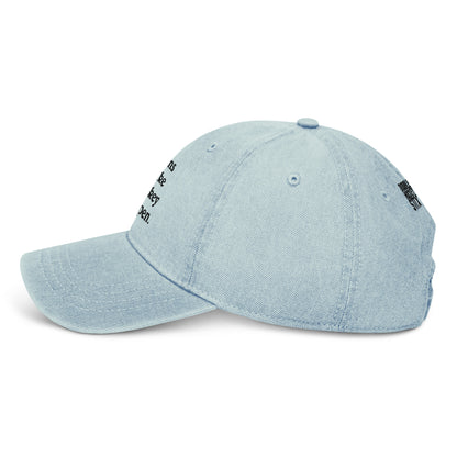 MOMS MAKE HOCKEY HAPPEN DENIM DAD HAT