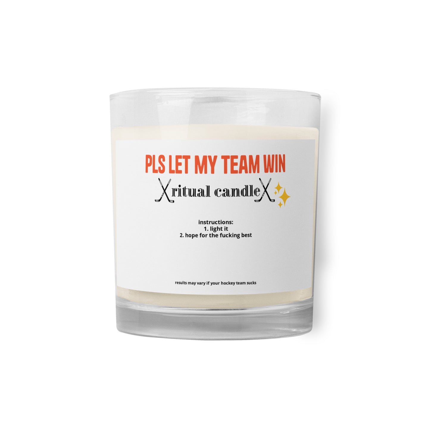 PLS WIN RITUAL CANDLE (ORANGE)