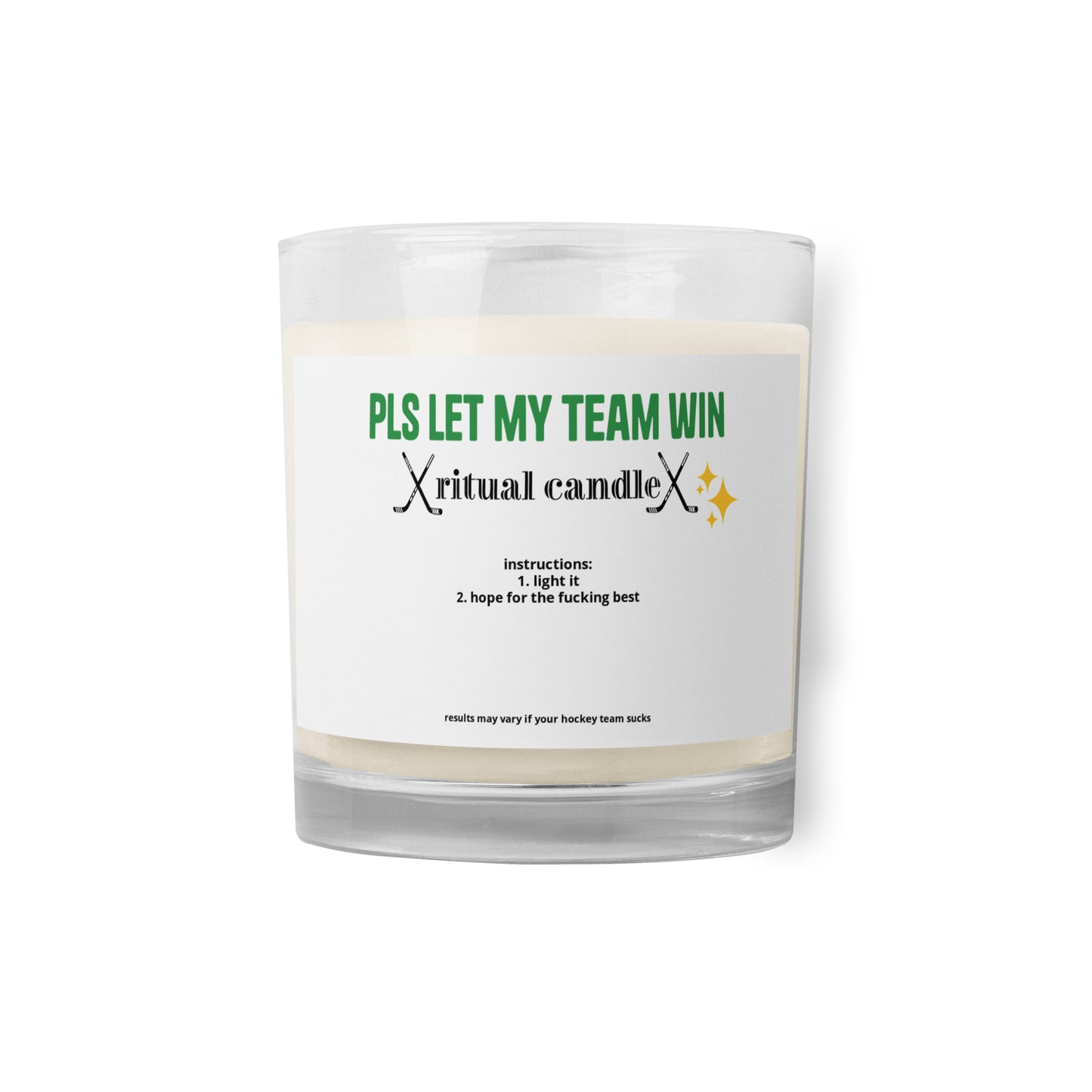 PLS WIN RITUAL CANDLE (GREEN)