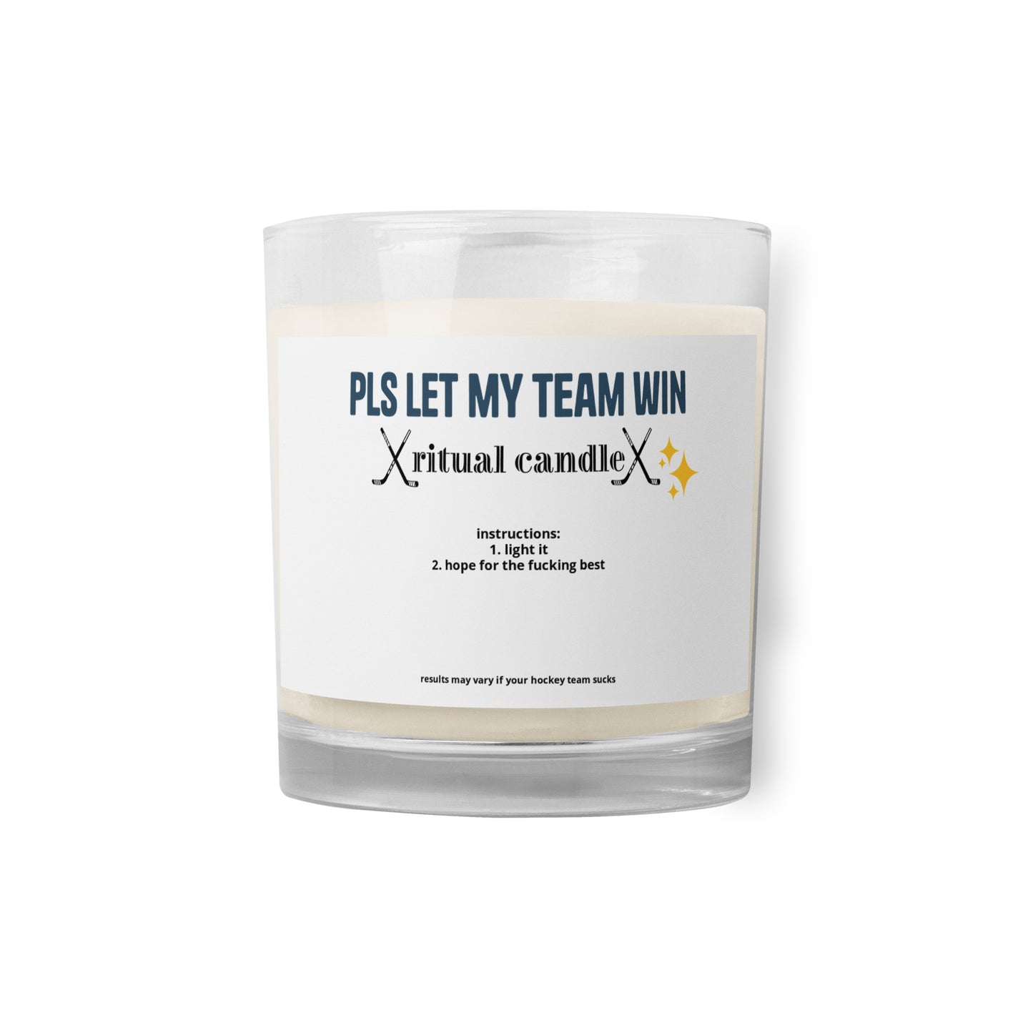 PLS WIN RITUAL CANDLE (NAVY)