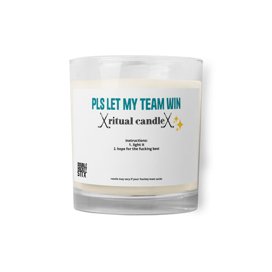 PLS WIN RITUAL CANDLE (TEAL)