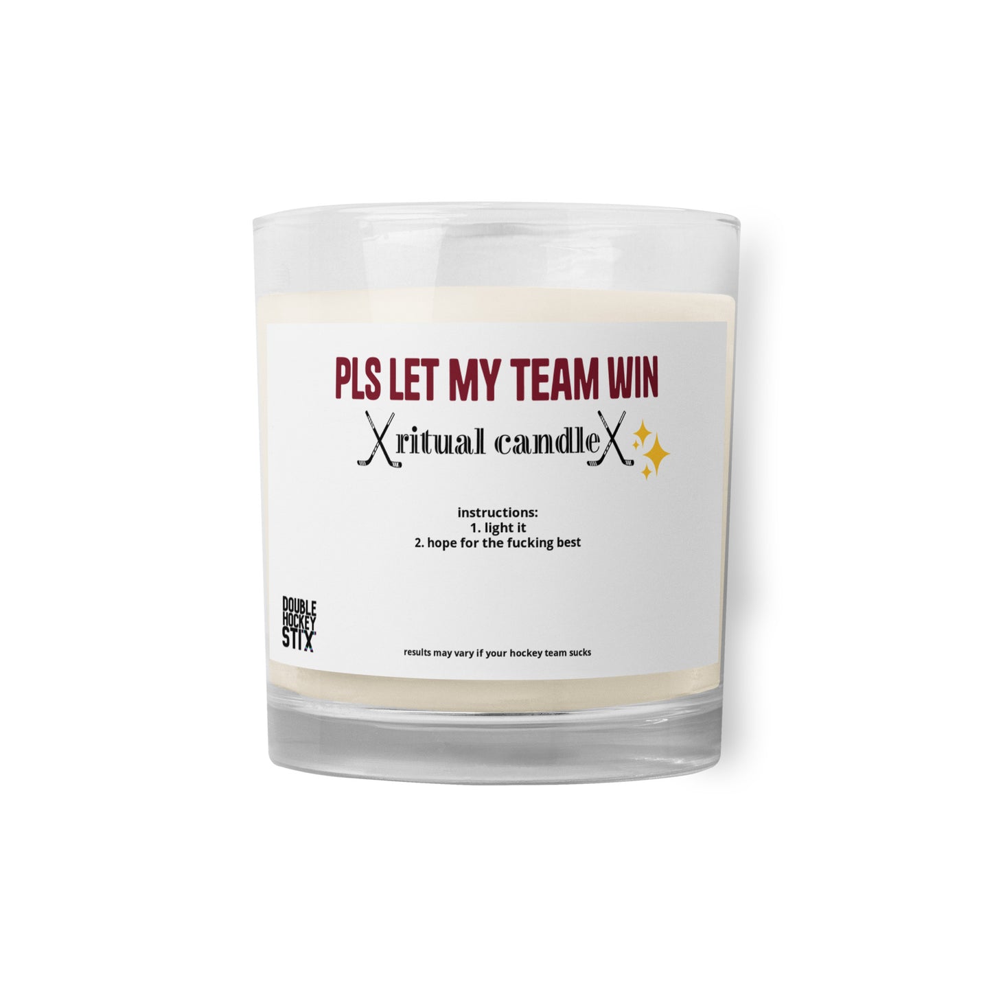 PLS WIN RITUAL CANDLE (MAROON)