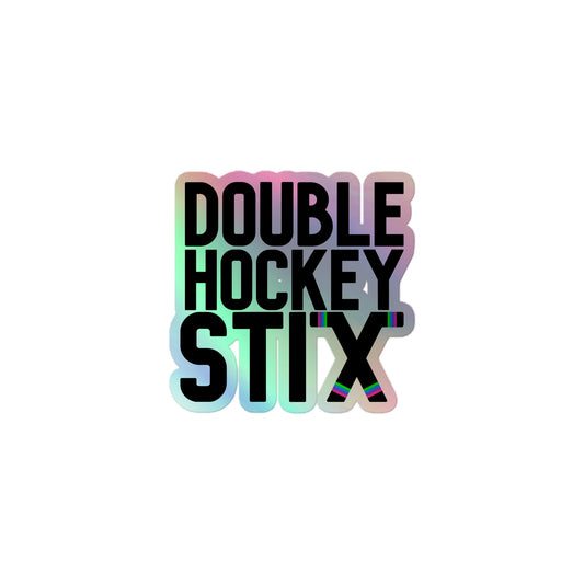 DOUBLE HOCKEY STICKER