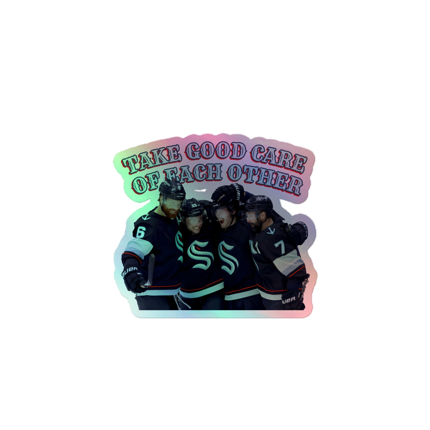 GOOD CARE HOLOGRAPHIC STICKER