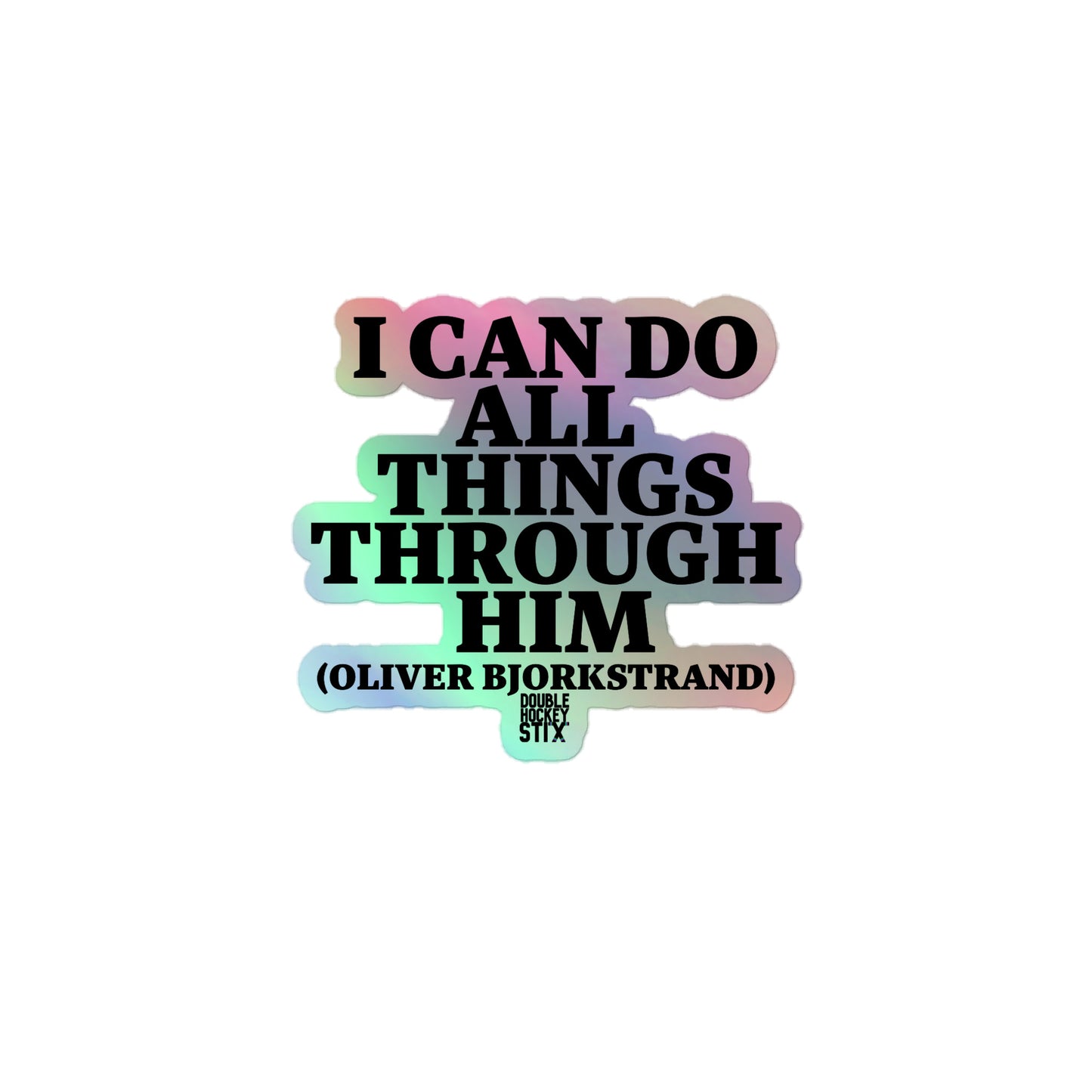 ALL THINGS THRU BJORKY HOLOGRAPHIC STICKER