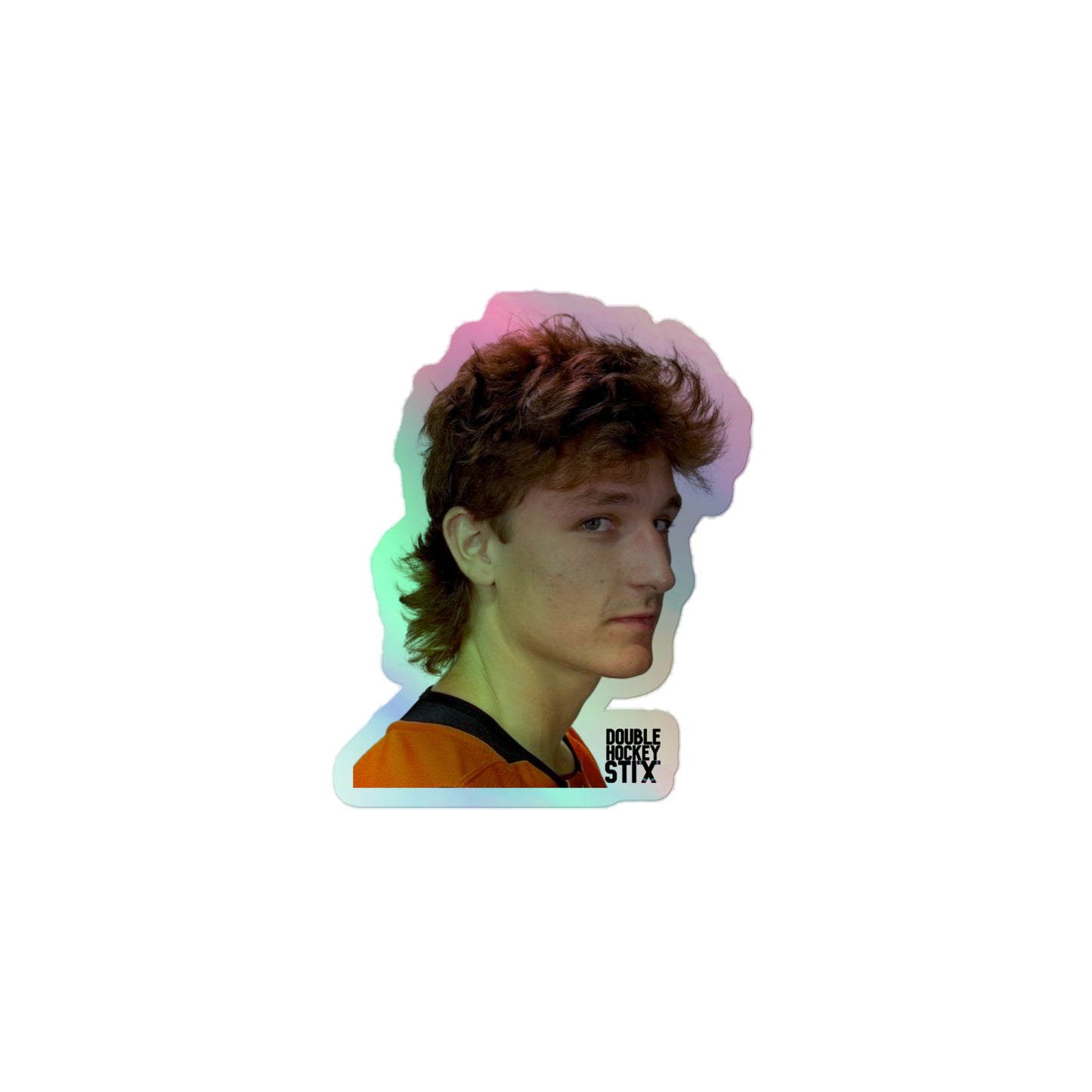 Z MULLET HOLOGRAPHIC STICKER