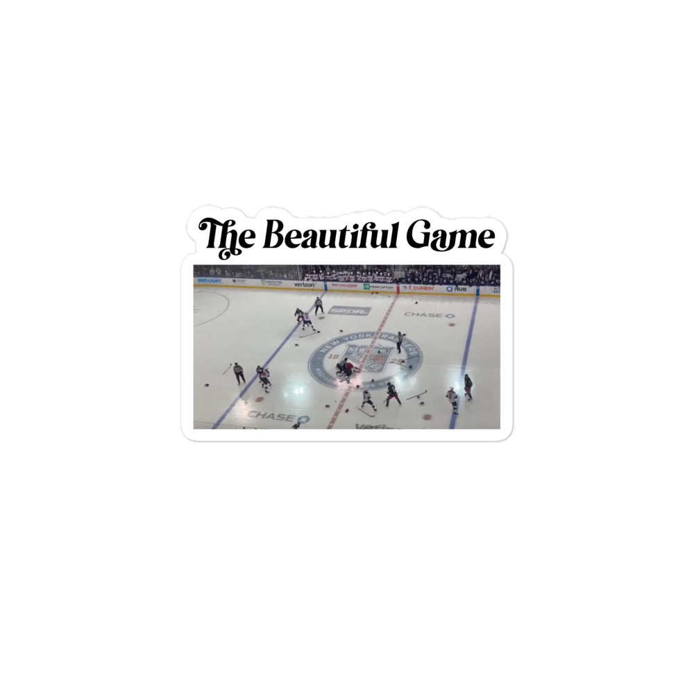 BEAUTIFUL GAME LINE BRAWL STICKER