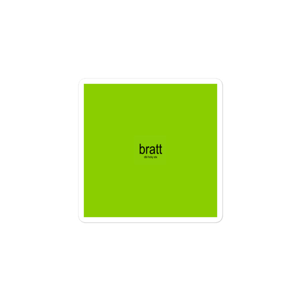 BRATT SUMMER STICKER