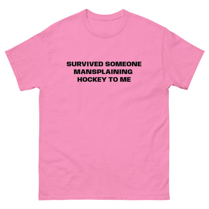 SURVIVED MANSPLAINING TEE