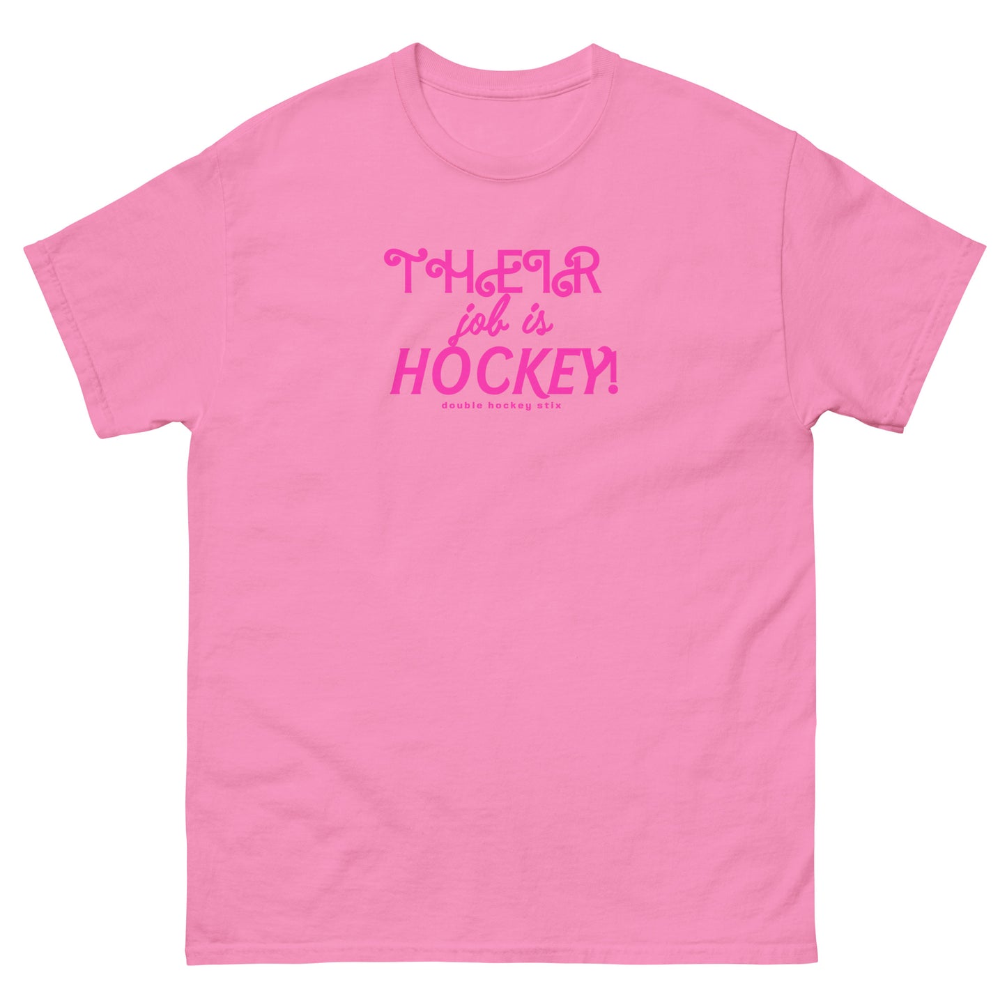 THEIR JOB IS HOCKEY! TEE