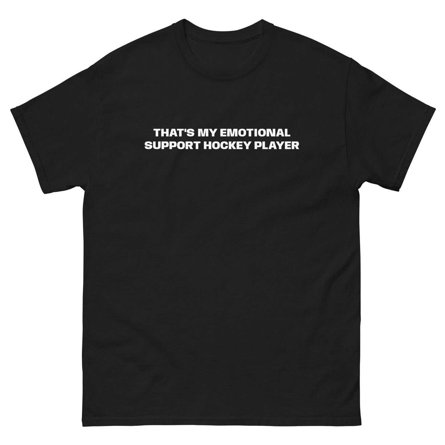 EMOTIONAL SUPPORT HOCKEY TEE