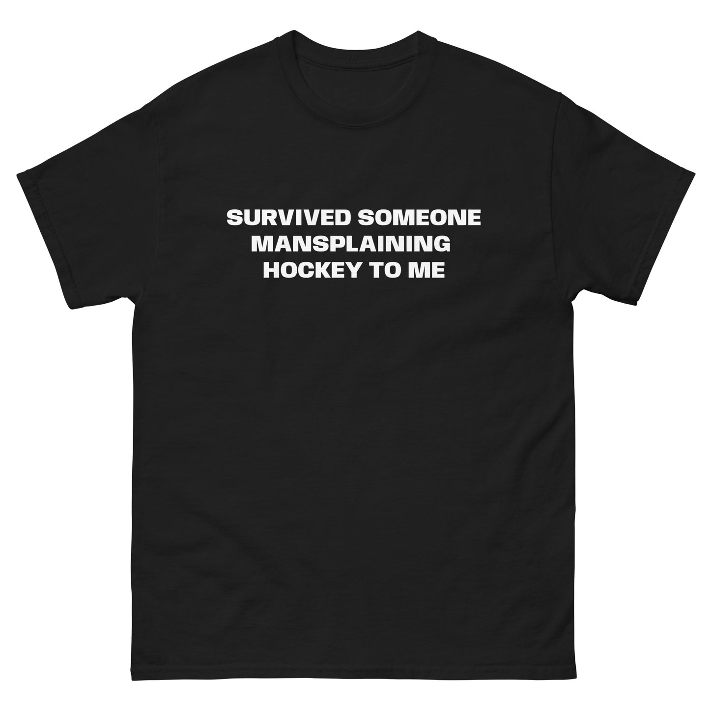 SURVIVED MANSPLAINING TEE