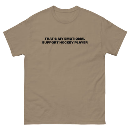 EMOTIONAL SUPPORT HOCKEY TEE