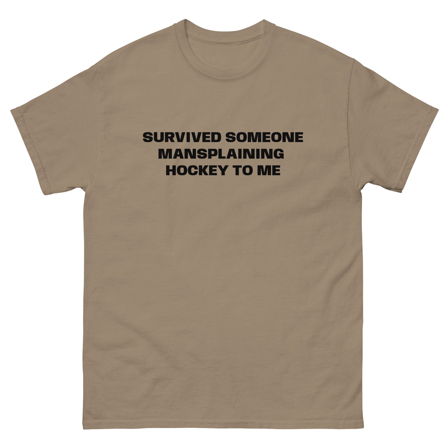 SURVIVED MANSPLAINING TEE