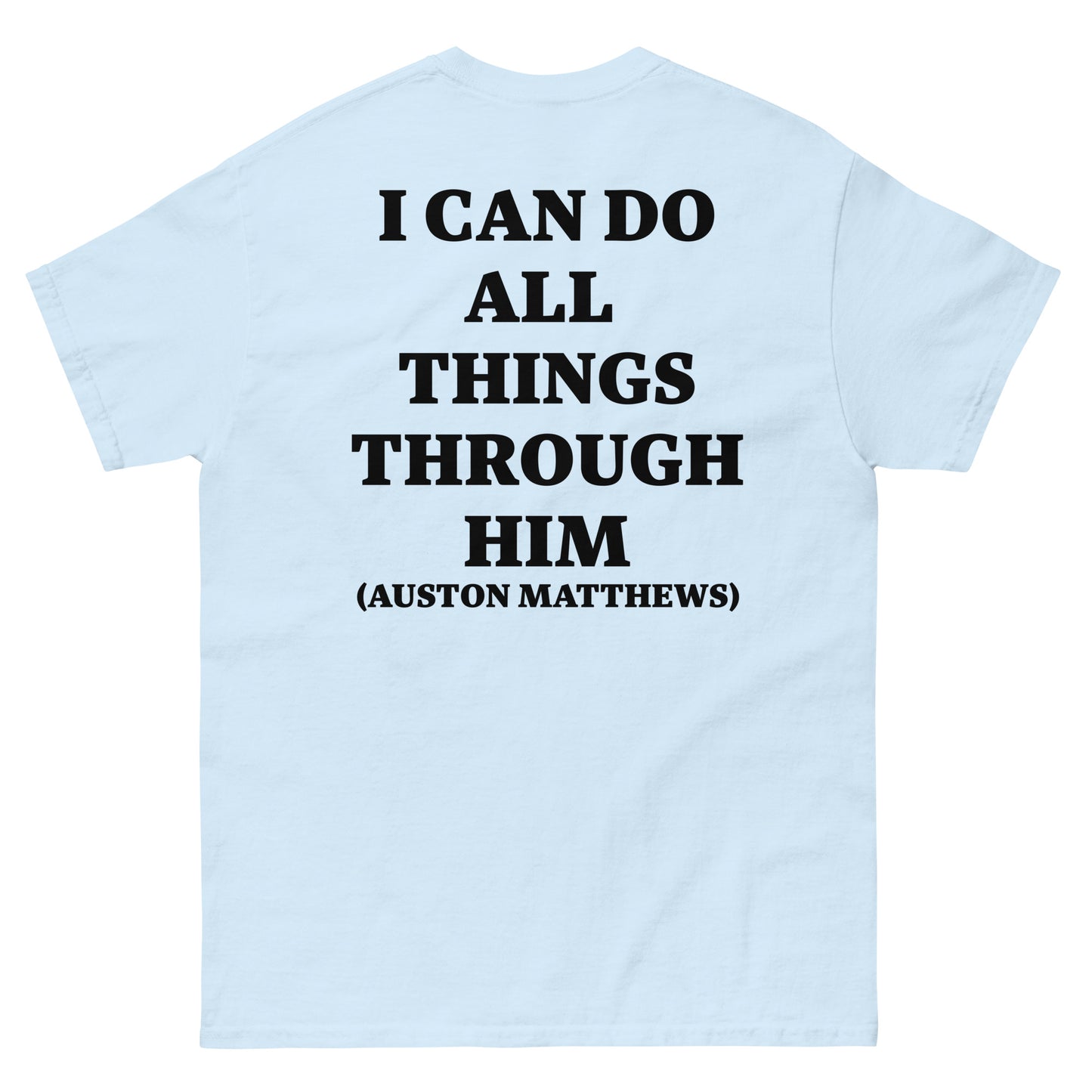 ALL THINGS THRU HIM AUS MATS TEE