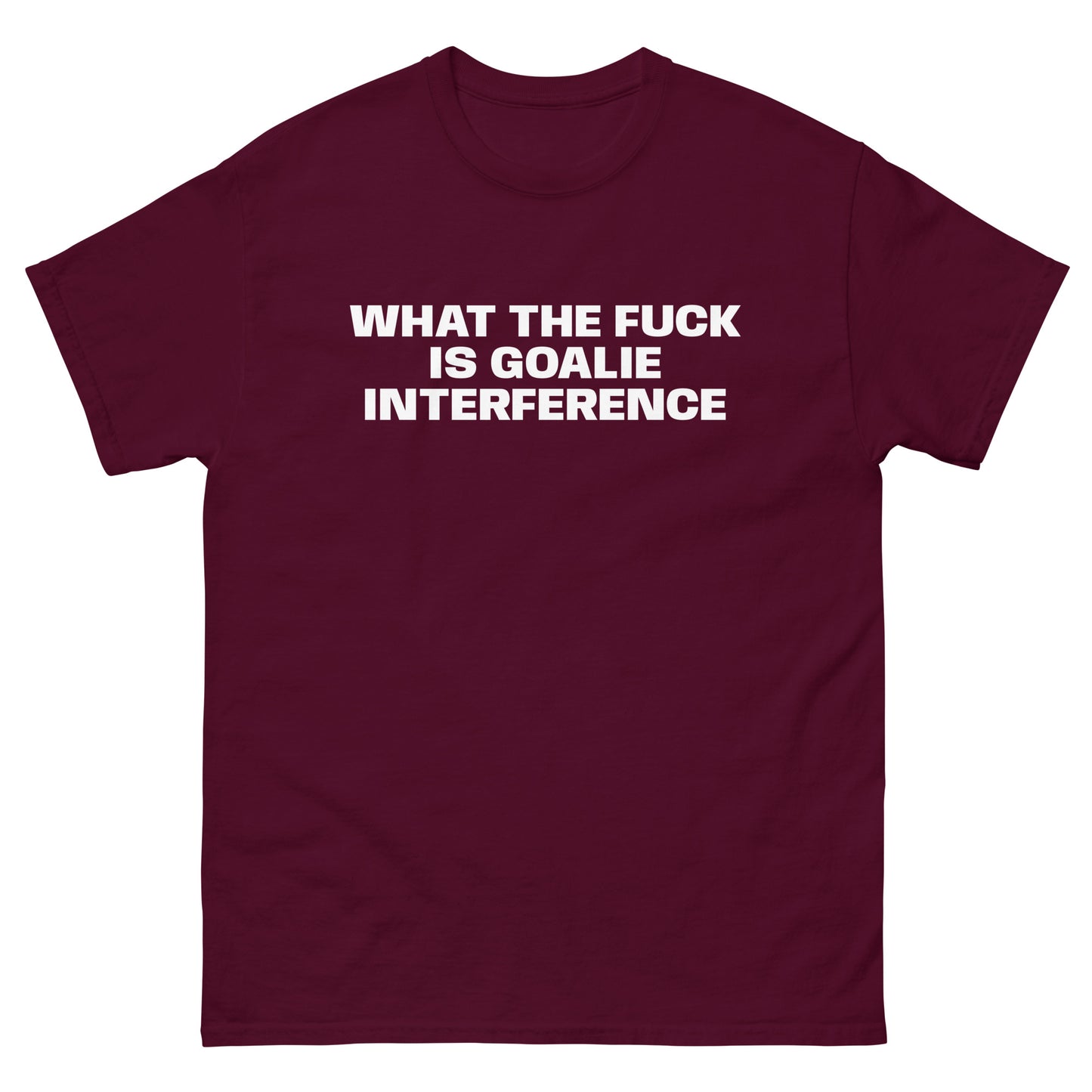 GOALIE INTERFERENCE TEE