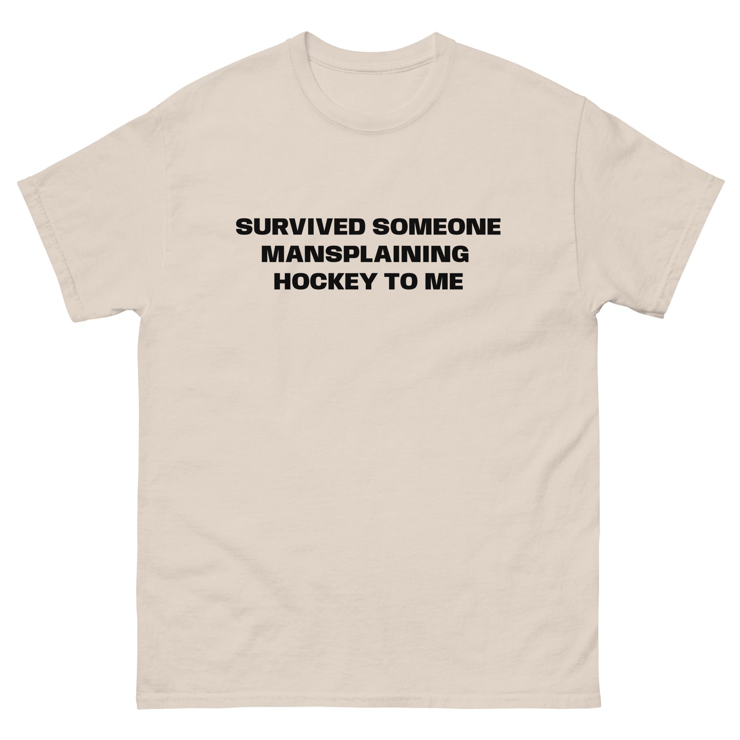 SURVIVED MANSPLAINING TEE