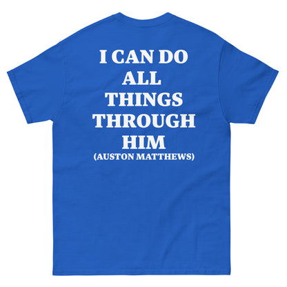 ALL THINGS THRU HIM AUS MATS TEE