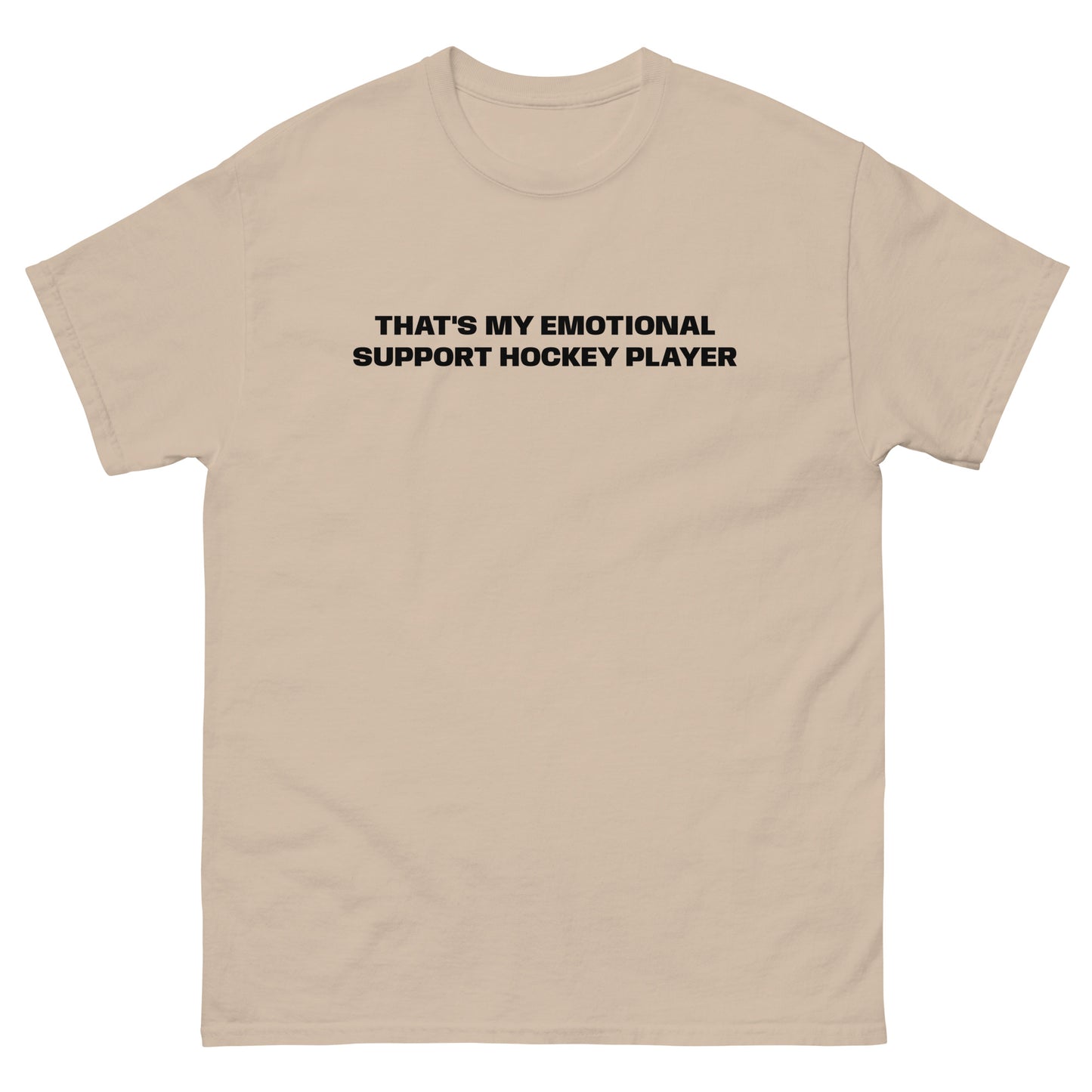 EMOTIONAL SUPPORT HOCKEY TEE