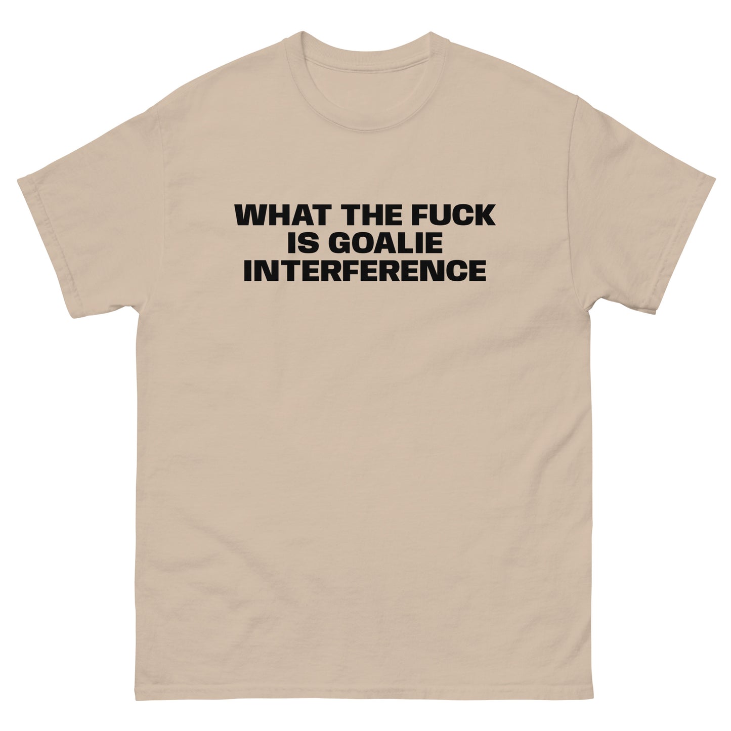 GOALIE INTERFERENCE TEE