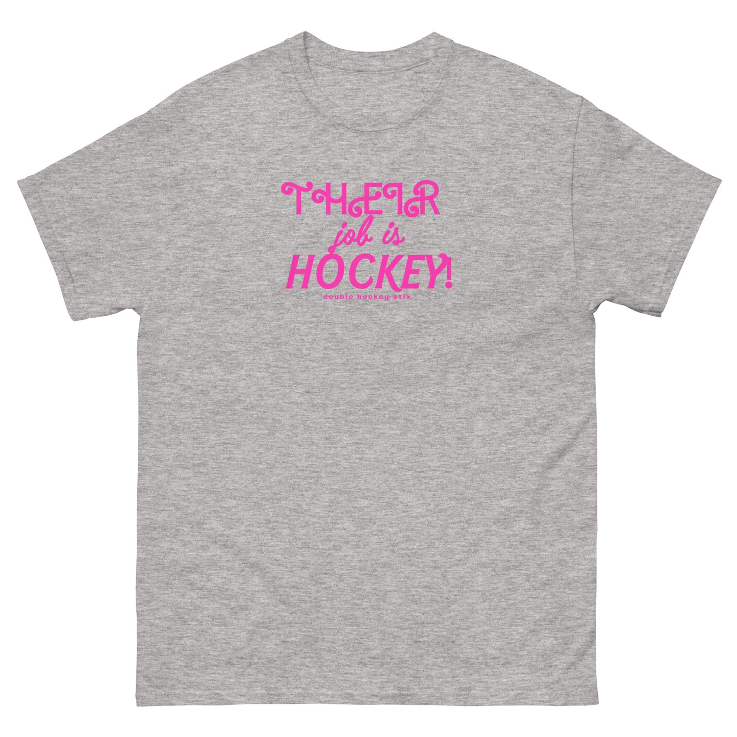 THEIR JOB IS HOCKEY! TEE