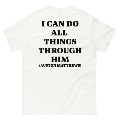 ALL THINGS THRU HIM AUS MATS TEE