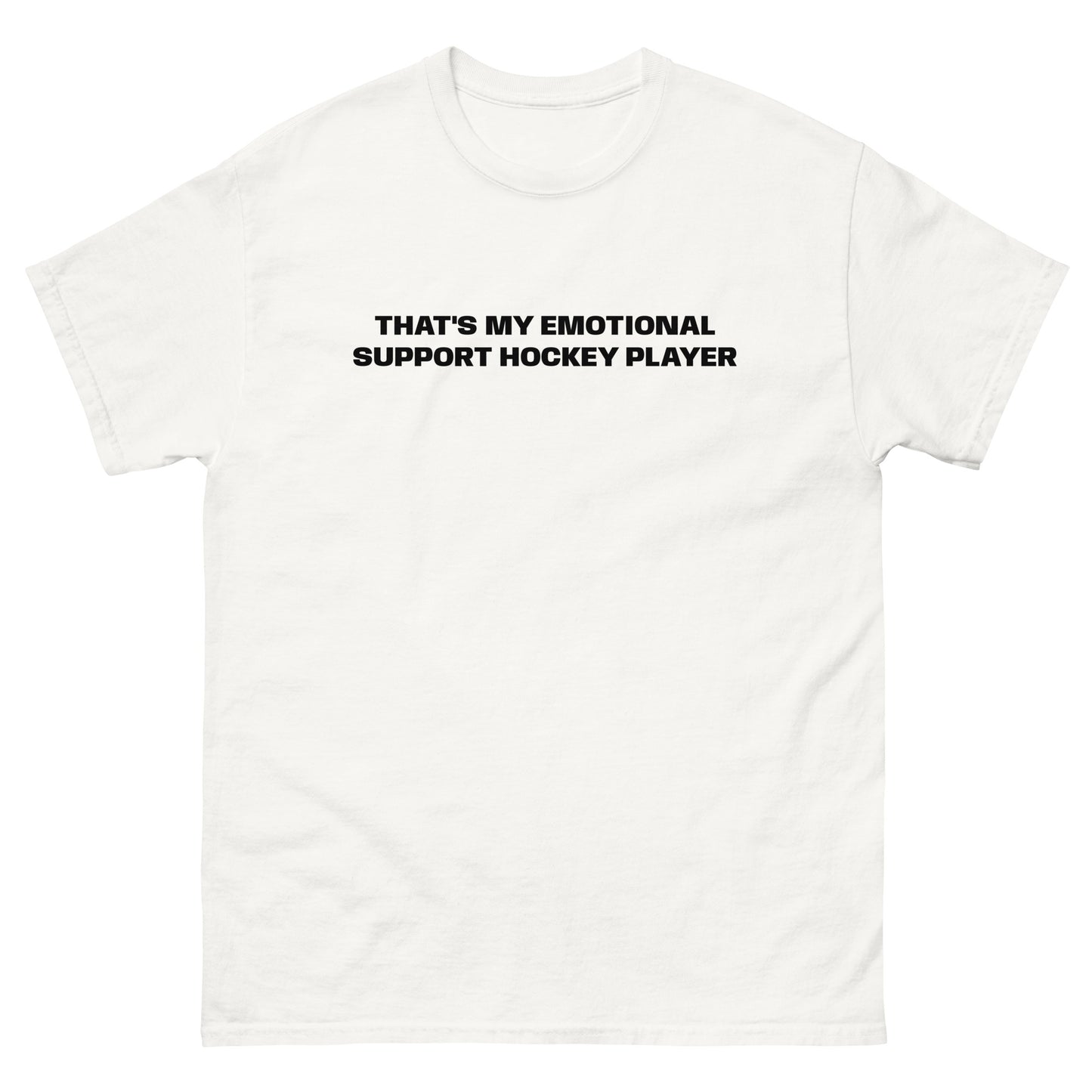 EMOTIONAL SUPPORT HOCKEY TEE