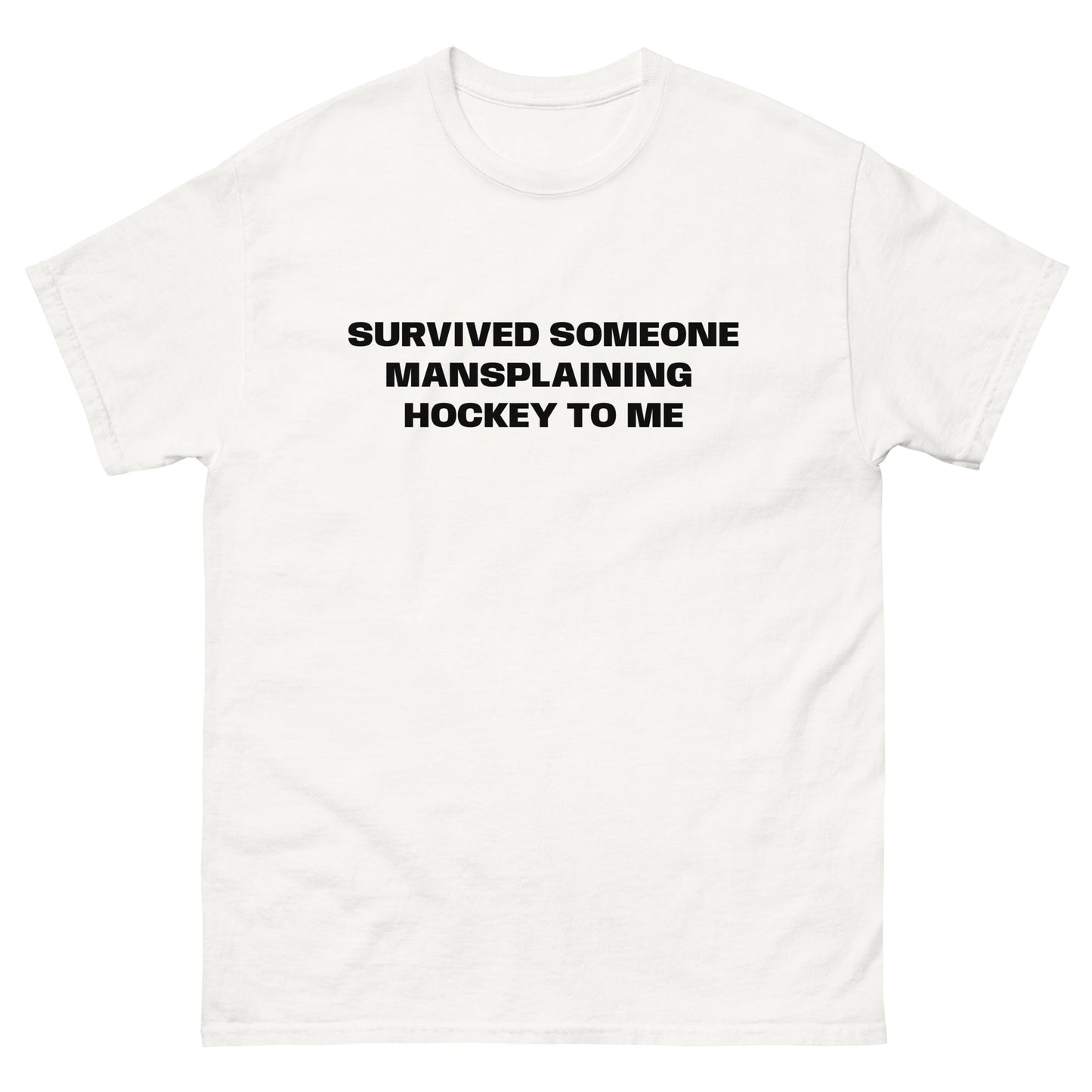 SURVIVED MANSPLAINING TEE