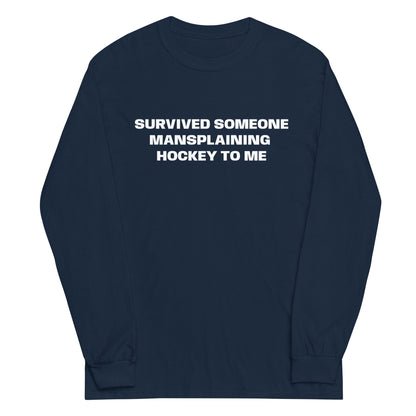 SURVIVED MANSPLAINING LONGSLEEVE