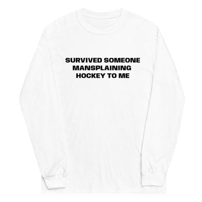 SURVIVED MANSPLAINING LONGSLEEVE