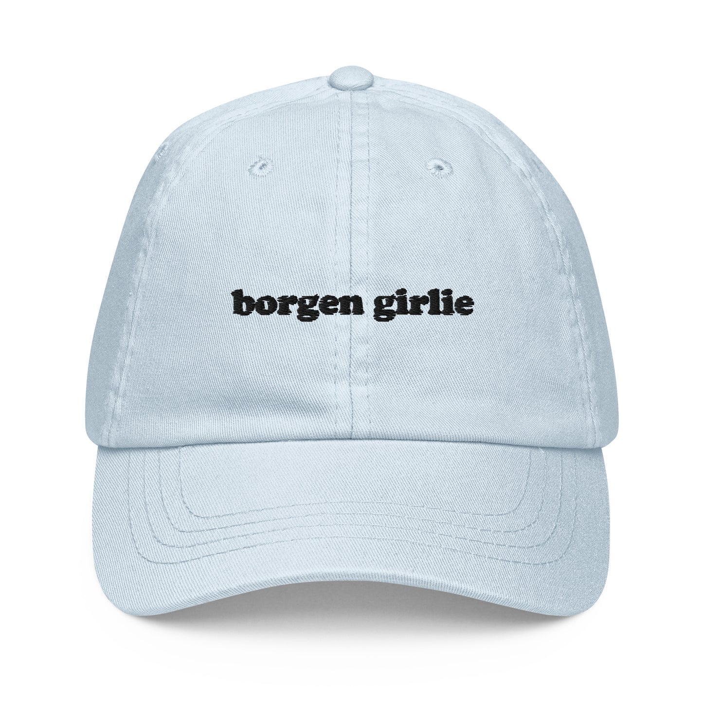 BORGEN GIRLIE PASTEL DAD HAT