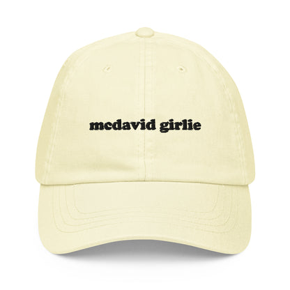 MCDAVID GIRLIE PASTEL DAD HAT