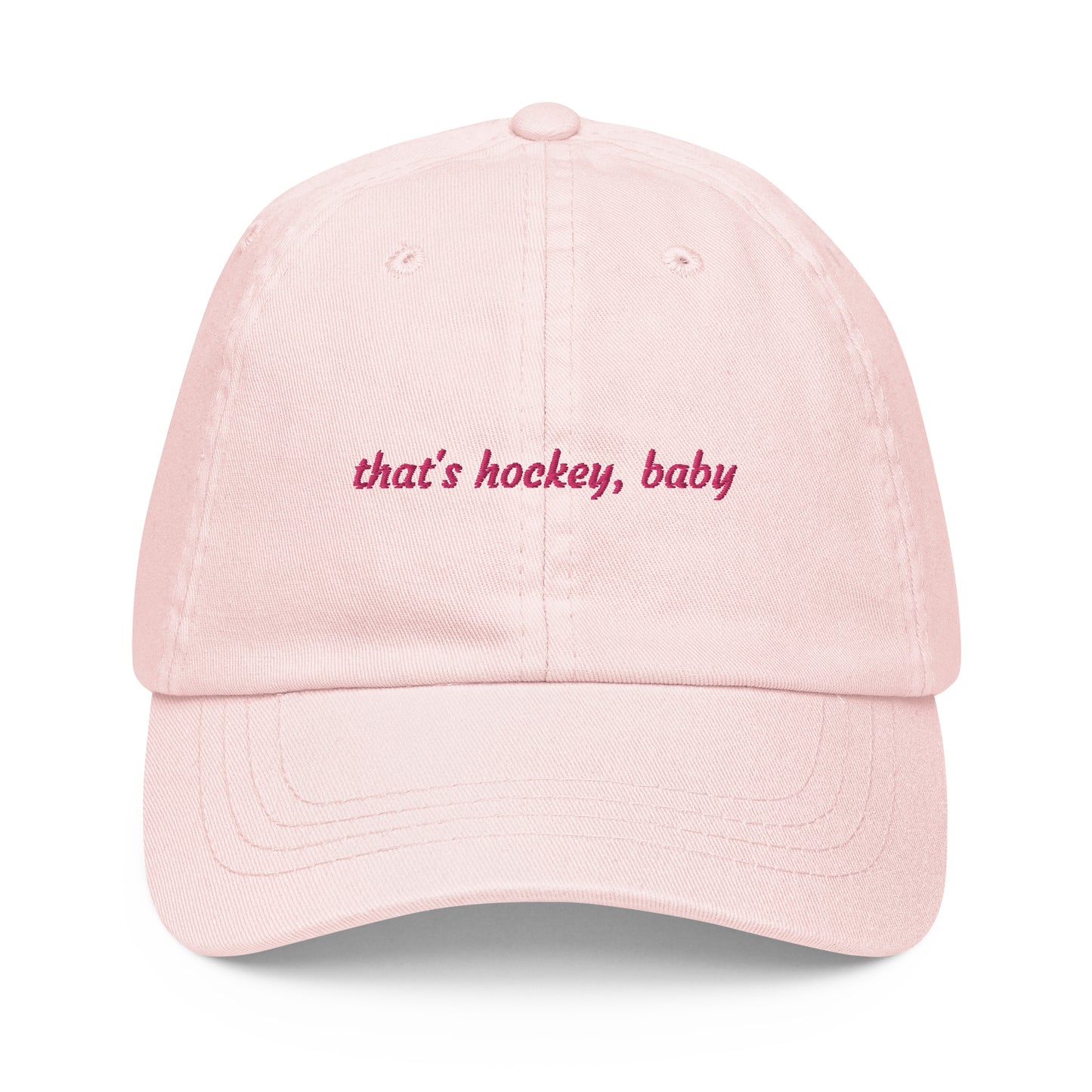 CHAPEAU DE PAPA PASTEL BÉBÉ HOCKEY