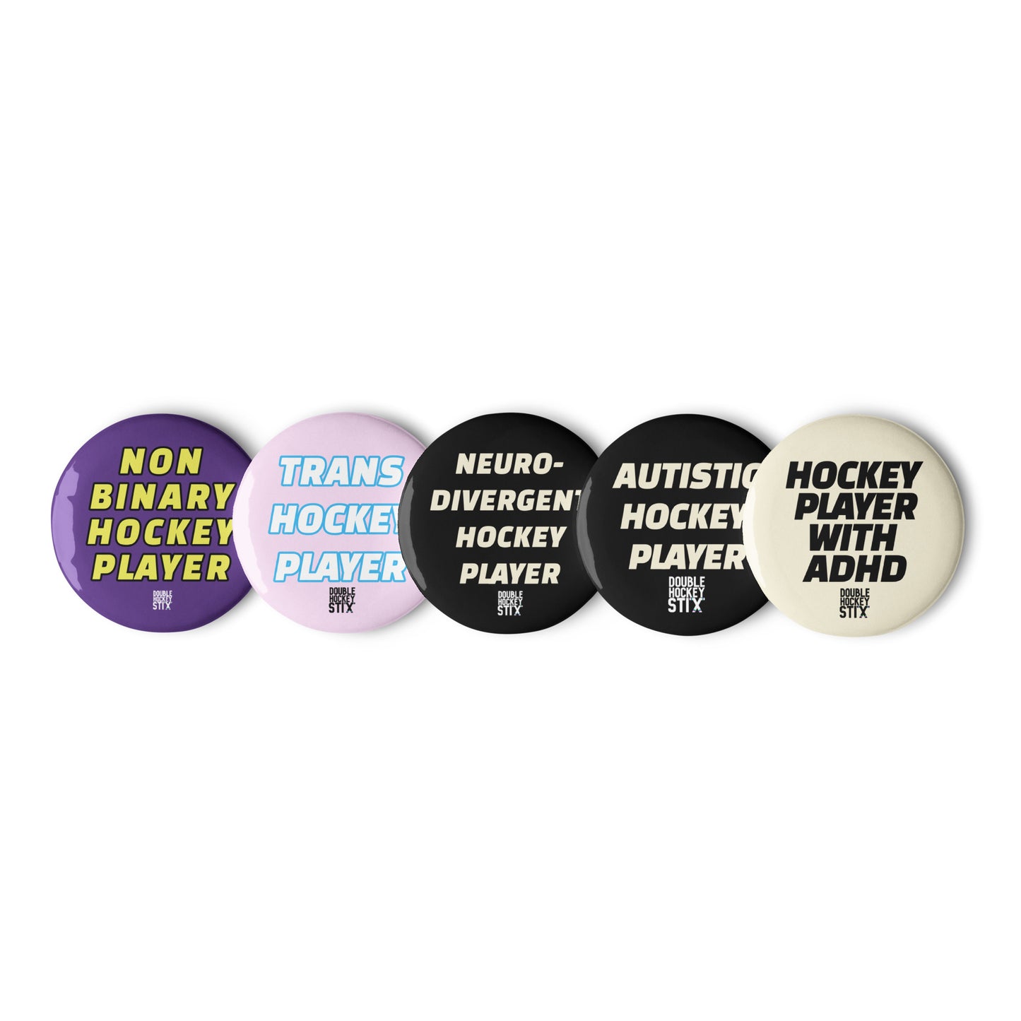 OUT N PROUD HOCKEY PLAYER BUTTON SET