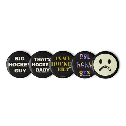 BIG HOCKEY GUY BUTTON SET