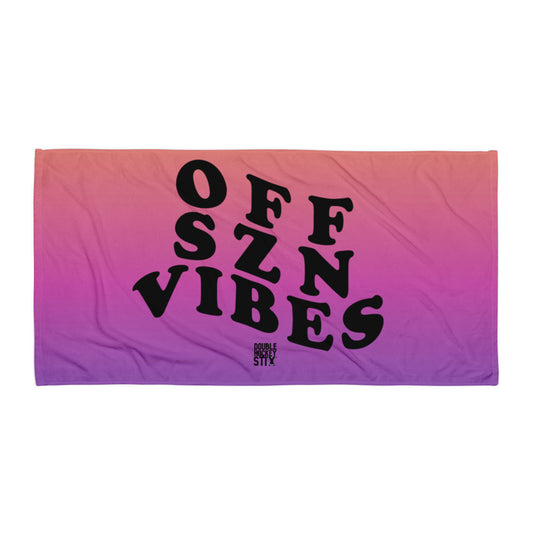 OFF SZN VIBES TOWEL (PINK)