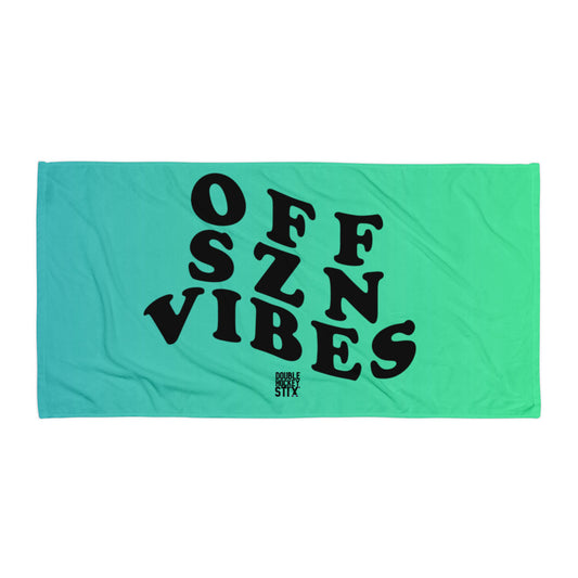 OFF SZN VIBES TOWEL (GREEN)