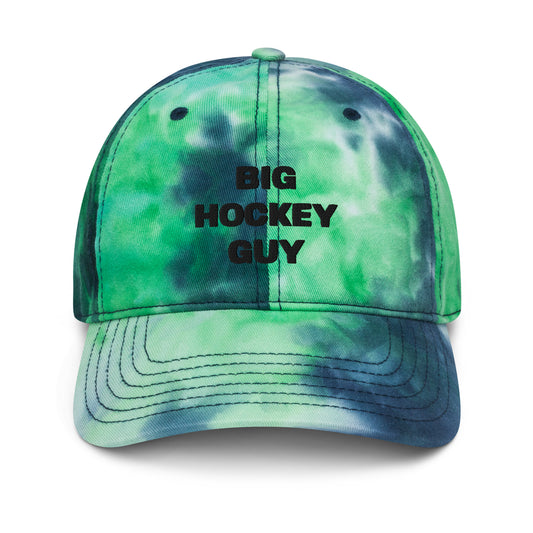 BIG HOCKEY GUY TIE DYE DAD HAT